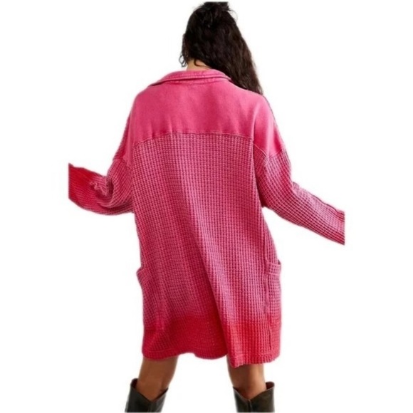 Free People Wilder Polo Tunic Dress Pink Dip
Dyed Ombre - Picture 12 of 13